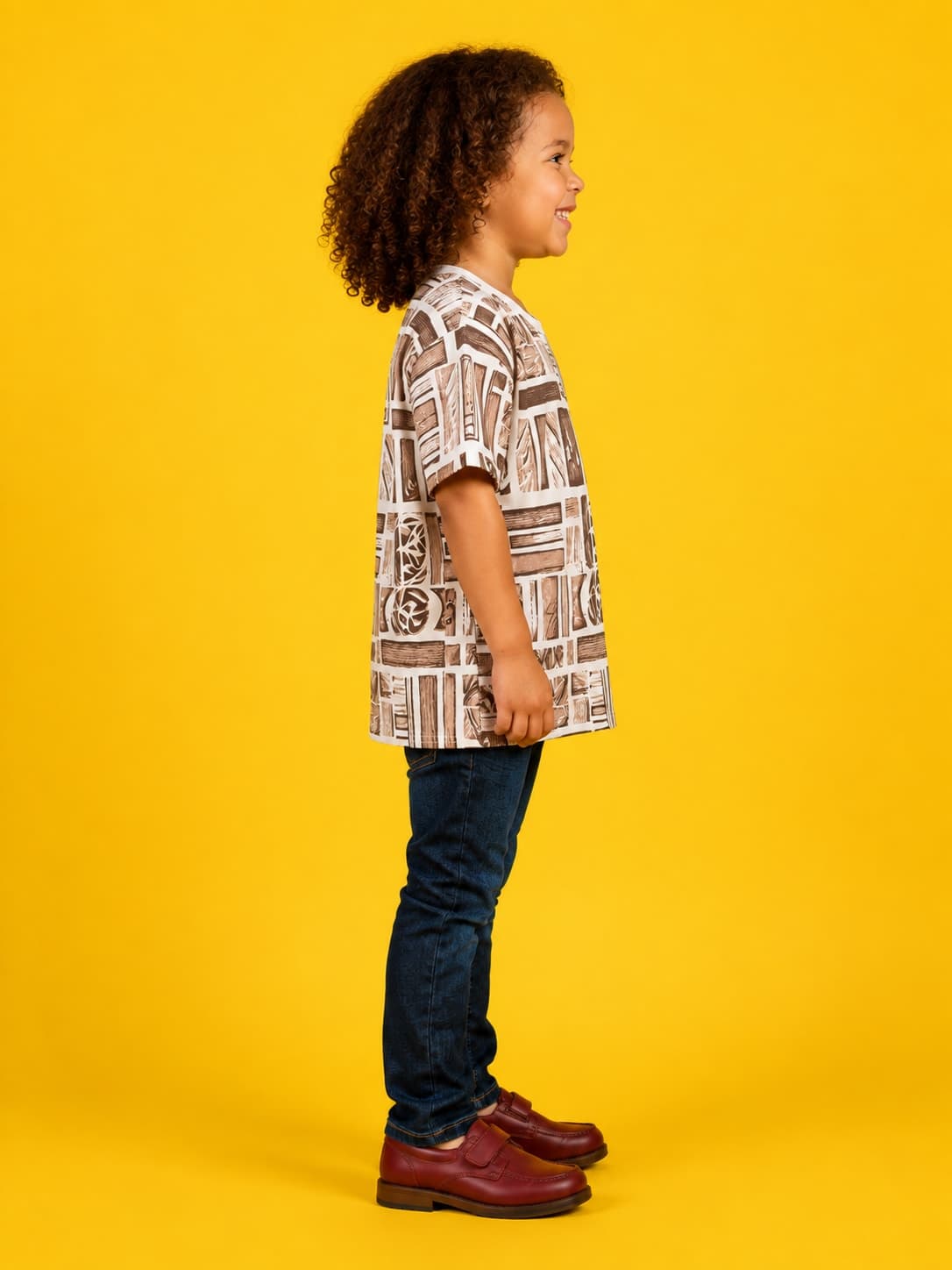 Block print Tee